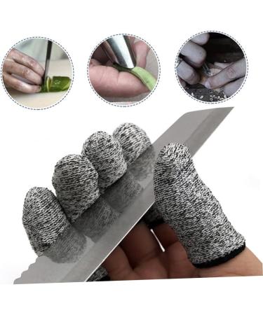 Yardwe 40 Pcs Labor Insurance Finger Cots - Cut Resistant Protective Sleeves for Home & Work - Durable HPPE Thumb & Small Finger Covers - Buy Online on GoSupps.com