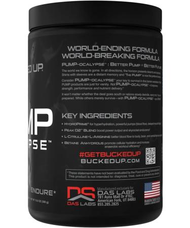 Pump-ocalypse Blood Raz | Nitric Oxide and L Arginine Supplement with Citrulline Malate GlycerPump | Ultimate N.O. Booster | Lean Muscle Support for Blood Flow Vascularity Hydration and Endurance - Buy Online on GoSupps.com