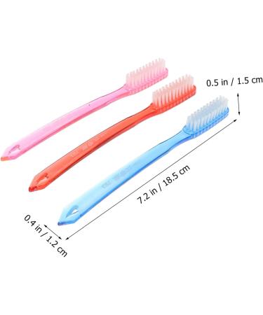CLISPEED 30 Pcs Colorful Travel Toothbrush Set | Disposable Dental Floss & Toothbrushes for Easy Oral Care on the Go - Buy Online on GoSupps.com