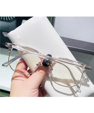 Trendy Blue Light Blocking Reading Glasses | Anti Glare Flat Light Mirror +300 Presbyopic Glasses for Comfortable Reading - International Shipping - Buy Online on GoSupps.com