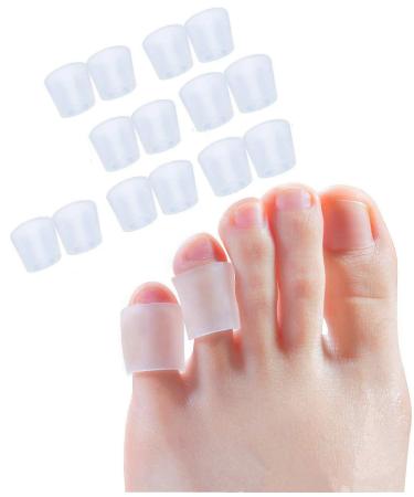Gel toe protection finger protection toe caps 12 pieces of toe toe toe separator silicone for small toes protection toe for corns remover callus pillows bunion treatment - Buy Online on GoSupps.com