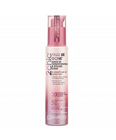Giovanni 2chic Frizz Be Gone Leave-In Conditioning & Styling Elixir Shea Butter + Sweet Almond Oil 4 fl oz (118 ml) - Buy Online on GoSupps.com