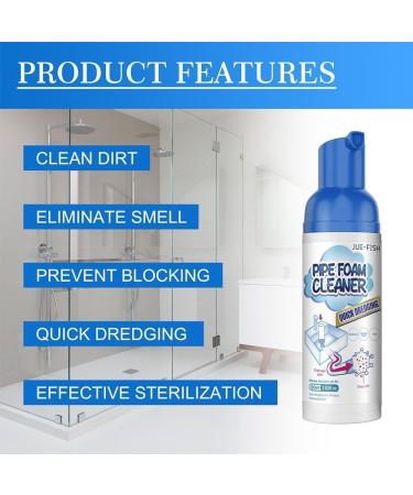 Yugou Drain Cleaner 2024 NEW Get Out Foaming Drain Cleaner Kitchen Drain Cleaner Foam Drain Unclogging Cleaner Rapid Foaming Pipe Remover Foam Drain Cleaner Foaming Sink Drain Cleaner 1pc - Buy Online on GoSupps.com