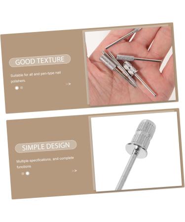 Angoily 2 Sets Nail Polisher Earphone Stainless Steel. Silicone. Quartz. Ceramics Manicure - Buy Online on GoSupps.com