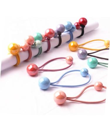 FRCOLOR 35 Pairs Headband Color Hair Tie Hair Ties Ponytail Holders Scrunchies for Girls Hair Band Girls Hair Rope Hair Knockers for Girls Pom Pom Elasticity Hairball Acrylic Toddler - Buy Online on GoSupps.com