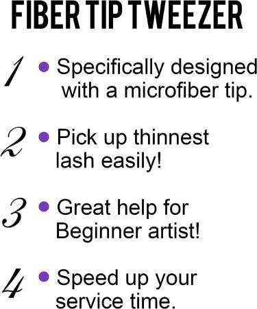 Fiber Tip Lash Tweezers - 4 Pcs Professional Eyelash Extension Kit for Precision Volume Lashes - 90 45 Boot Volume - Black - Buy Online on GoSupps.com