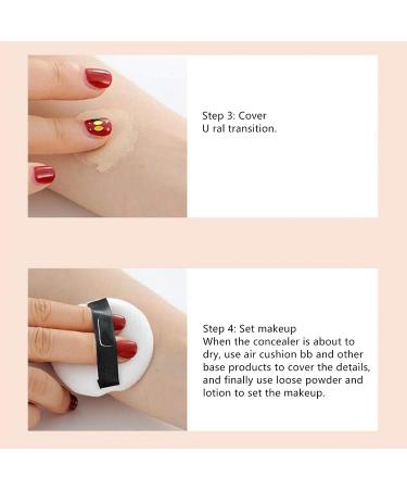 Tattoo Concealer Cream - Full Coverage Waterproof Makeup for Colorful Tattoos - Buy Online on GoSupps.com