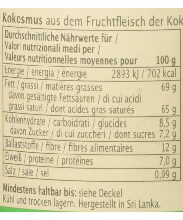 Rapunzel Kokosmus 3 Series Premium Coconut Spread (3 x 215g) | Buy Online Worldwide - Buy Online on GoSupps.com