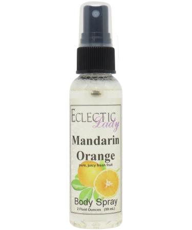 Mandarin Orange Body Spray 2 ounces Body Mist for Women with Clean Light & Gentle Fragrance Long Lasting Perfume with Comforting Scent for Men & Women Cologne with Soft Subtle Aroma For Daily 2 Fl Oz (Pack of 1)