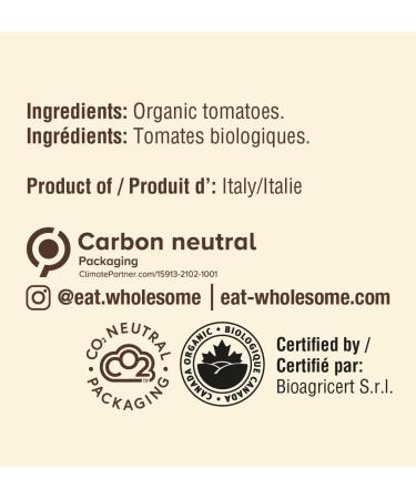Eat Wholesome Organic Italian Crushed Tomatoes 796 ml (Pack of 12) - Buy Online on GoSupps.com