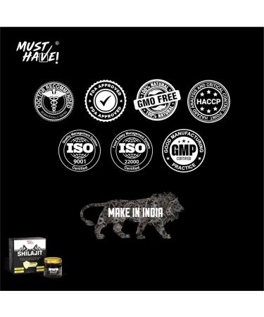 MUST HAVE! Shilajit Resin 20gm with 75% Fulvic Acid Natural Energy Booster Helps to Builds Muscles Immune Support | 20 gm - Buy Online on GoSupps.com