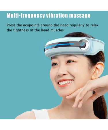 Forve Air Pressure Massage Headband - Electric Head Massager with Hot Compress & Music Playback | 5 Modes for Headaches & Anxiety - Pink - Buy Online on GoSupps.com