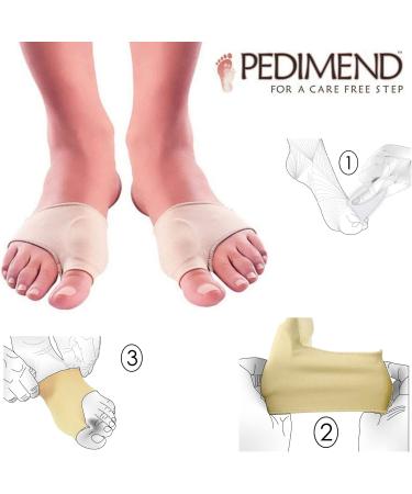 Pedimend Arthritis Toe Support Sleeve for Hallux Valgus and Bunion Pain - Buy Online on GoSupps.com