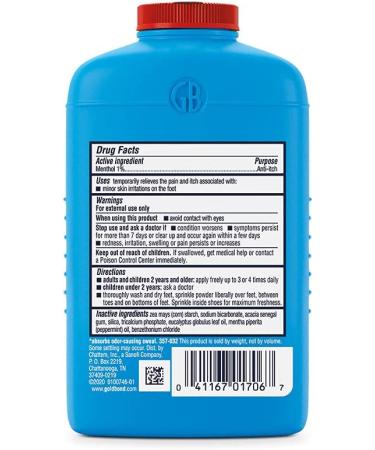 Gold Bond Medicated Foot Powder - 4 Ounce (118ml) - Buy Online on GoSupps.com