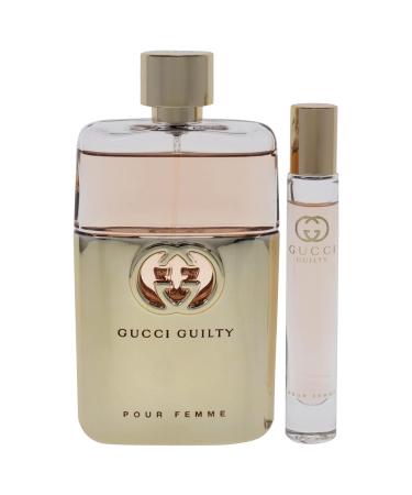 Gucci Gucci Guilty Pour Femme 3oz EDP Spray 0.25oz EDP Rollerball Women 2 Pc Gift Set - Buy Online on GoSupps.com