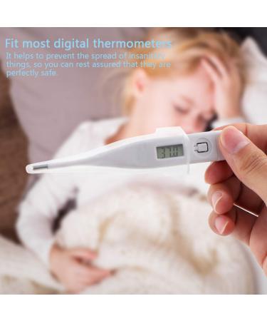 Disposable Digital Thermometer Covers - 100 Probe Sleeves for Oral & Rectal Thermometers - Buy Online on GoSupps.com