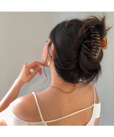 GQLV 4 PCS Large Hair Claw Clips for Women - 4.4 Inch Butterfly Hair Barrettes - Fashion Accessories for Thick/Thin Hair - Nonslip Jaw Clips - Girls' Hair Styling Essential - Buy Online on GoSupps.com