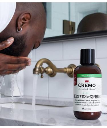 Cremo All-In-One Beard & Face Wash - Mint Blend 6 fl oz | Refreshing Cleanse for Men - Buy Online on GoSupps.com