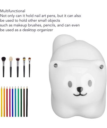 Nail Art Brush Holder 3 Pieces Nail Art Pen Holder Easy to Clean Ceramic for Nail Salon - Buy Online on GoSupps.com