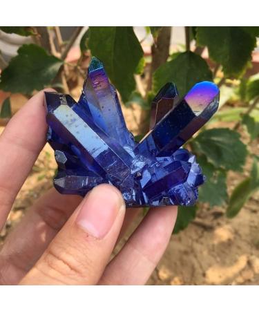 70-80g Quartz Titanium Bismuth Silicon Home Decoration Raw Stones and Minerals Home Goods