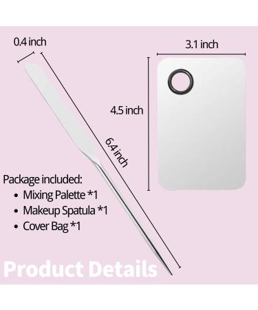 3PCS Stainless Steel Makeup Spatula Set - Korean Inspired Mixing Palettes & Tools - Buy Online on GoSupps.com