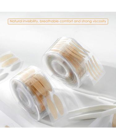 Invisible Double Eyelid Tape Stickers - 1200 Pcs/600 Pairs for Hooded and Droopy Eyes - Buy Online on GoSupps.com
