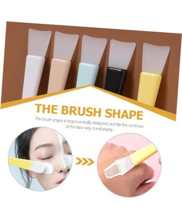 minkissy Skincare Tool Brush Silicone Spatulas Skincare Makeup for Facials Facialmask Applicator Facial Beauty Brush Set Care Tools Silicone Facial Mud Applicator Miss 2 Sets Skincare Tools - Buy Online on GoSupps.com