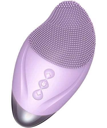 Face Cleansing Brush - Soft Silicone Face Scrubber - Vibrating Waterproof Rechargeable Simple Skin Care Tools for Enhances Absorption of Facial Skin Care Products Purple (English) - Buy Online on GoSupps.com