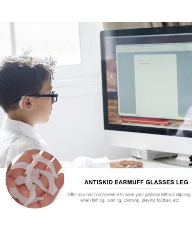 MipCase Children's Anti-Slip Earrings - 20 Pairs Comfortable Elastic Silicone Ear Pads | 4.2x2.3cm - Buy Online on GoSupps.com