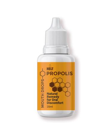 Propolis Mouth Drops Relief from Dry Mouth Oral Blisters & Mouth Sores Denture & Brace Pressure Sores Fights Gingivitis & Protects Gums Natural Remedy Promotes Oral Health