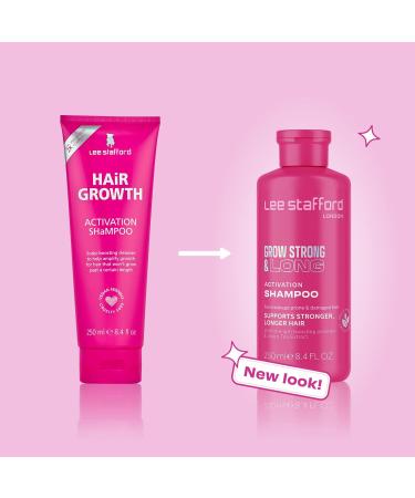 Lee Stafford Grow Strong & Long Hair Growth Shampoo - 250ML | For Thinning Hair | Men & Women | Sulfate & Paraben Free | Promotes Hair Lengthening & Regrowth - Buy Online on GoSupps.com