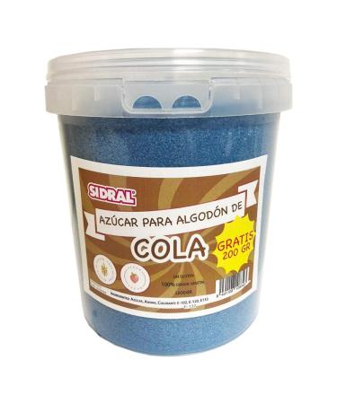 SIDRAL/ COLA| Sucre Barbe à papa pour Machine/ 1200 gr (200gr. GRATUIT)…