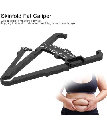 Black Plastic Body Fat Caliper Unisex Skinfold Body Caliper Body Device For Accurately Measuring Monitoring For Body Fat(Centimeter) - Buy Online on GoSupps.com