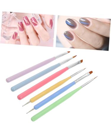 DOITOOL 2 Sets Nail Pen Manicure Art Brushes Cosmetology Supplies Nail Dotting Tool Kit Gel Nail Supplies Nail Supplies Kit Nail Gel Nail Art Accessories Lotus Wood Cosmetic - Buy Online on GoSupps.com