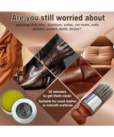 Wise Owl Furniture Salve for Leather Furniture Salve Leather Furniture Salve and Brush Wise Owl Paint Leather Conditioner Restorer & Polish Deep Leather Cleaner Set for Furniture Car Seats - Buy Online on GoSupps.com