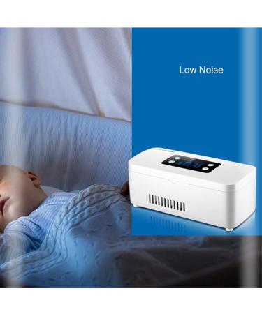 Mini Fridge Portable Insulin Cooler Medicine Refrigerated Box Intelligent Charging Insulin Fridge LCD Display Mini in White 21x9x9cm(8x4x4inch) - Buy Online on GoSupps.com