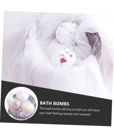  minkissy minkissy 4 Pieces Bath Bubble Bath Ball Round Milk Essential Oil Bombs Bath Bombs Maker Pink Bath Salts Sea Salt - Buy Online on GoSupps.com