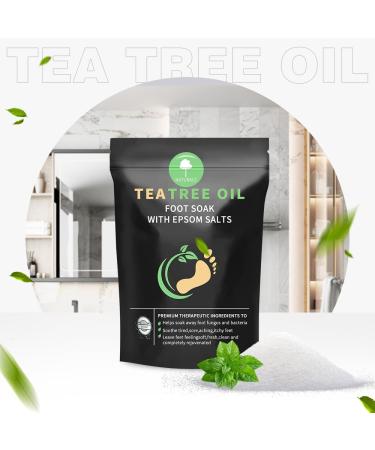 Natural Foot Soak Salt for Athletes Foot Relief | Soothes Odor & Itchiness - 9 Ounce - Buy Online on GoSupps.com