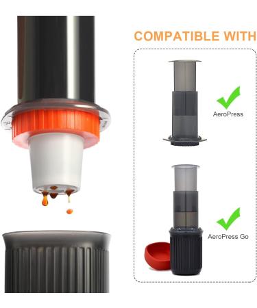AIEVE Coffee Pod Adapter for Aeropress - Outdoor Coffee Solution for K Cups and Tea Pods - Compatible with Aeropress Espresso Maker and Aeropress Go Travel Coffee Maker - Buy Online on GoSupps.com