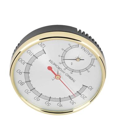 Hygro-Thermometer for Saunas & Home Decor | Indoor Metal Dial | Best Sauna Room Accessories - Buy Online on GoSupps.com