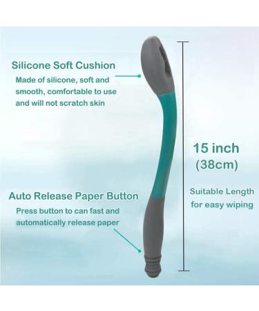 Bathroom Buddy Toilet Aid Wiper - Long Reach Comfort & Assistance Grip for Seniors, Pregnant Women, and Individuals with Limited Mobility - Buy Online on GoSupps.com