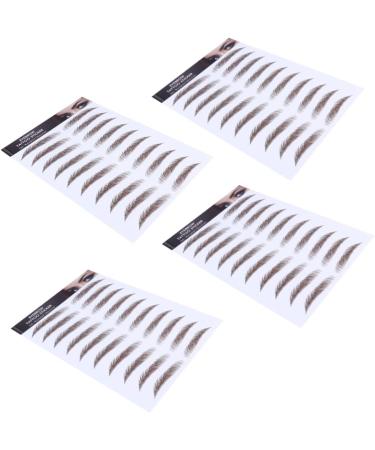 FOMIYES 8 Pcs Eyebrow Stickers Waterproof Makeup 6d Eyebrow Transfers Sticker Artificial Eyebrow 4d Make up - Buy Online on GoSupps.com