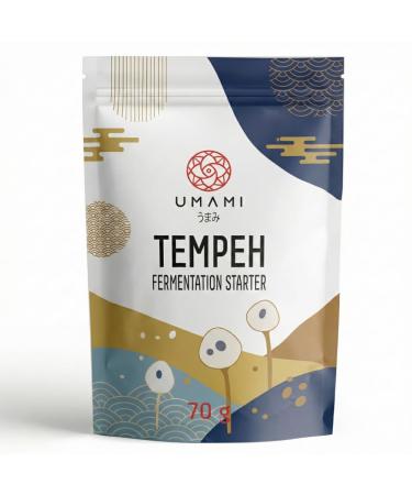 Umami Starter pour Tempeh 70g - Spores de Rhizopus Oligosporus - Culture pour Tempeh Maison - Rendement lev et Qualit Professionnelle - Vegan