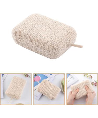 4pcs Honeycomb Bath Scrubber Exfoliating Mesh Sponges - Spa Beige Loofahs for Shower & Body Wash - Buy Online on GoSupps.com