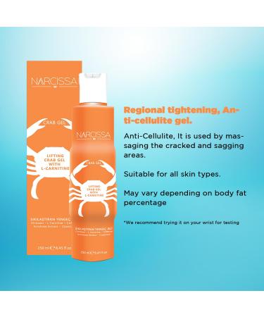 NARCISSA Tightening & Lifting Crab-Gel - Firming Solution with L-Carnitine for Stretch Marks & Cellulite - International Shipping Available - Buy Online on GoSupps.com