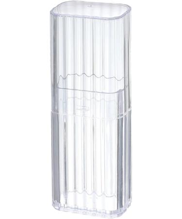 ONLYNERY Cotton Swab Holder with Lid | Clear Acrylic Dental Floss & Hair Accessories Storage Box | Stylish Canister Dispenser - Buy Online on GoSupps.com