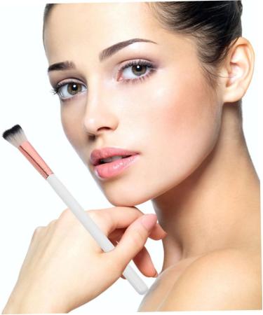 Mikinona white brush for nose contour Concealer Brush brush for nose makeup contour brush 18.50X1.00X1.00CM White - Buy Online on GoSupps.com