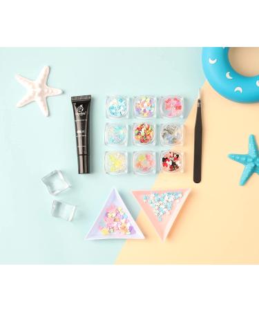 Beetles 3D Butterfly Nail Charms Kit with Rhinestone Gel - Nail DIY Crafting Accessories 2021 - Buy Online on GoSupps.com