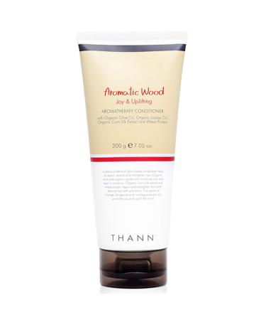Thann Aromatic Wood Aromatherapy Hair Conditioner for Men and Women - Moisturizing & Strengthening Hair Conditioner Fresh Citrus Scent Paraben & Sulfate Free 200 ML (7.05 Fl Oz)