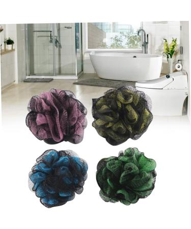 Buy Balacoo 8 Pcs Mesh Pouf Bath Ball | Large Two-Color Shower Sponge for Women - International Shipping Available - Buy Online on GoSupps.com